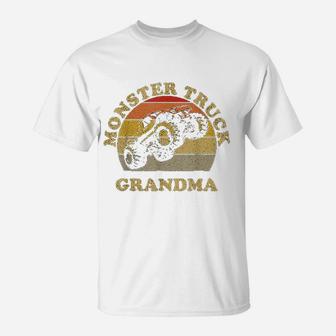 Vintage Monster Truck Monster Truck Grandma Retro T-Shirt - Seseable