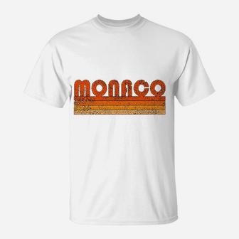 Vintage Retro 80s Style Monaco T-Shirt - Seseable