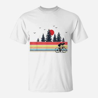 Vintage Retro Bicycle Cycling Mountain Bike T-Shirt - Seseable