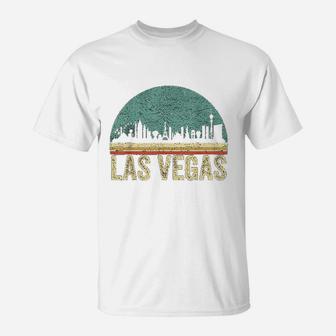 Vintage Retro Las Vegas Souvenir Skyline Las Vegas T-Shirt - Seseable