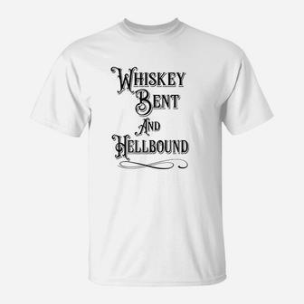Vintage Whiskey Bent And Hellbound T-Shirt - Seseable