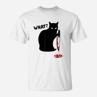 What Cat Holding T-Shirt - Seseable
