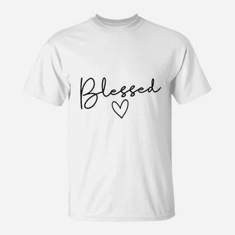 Women Blessed Mama Blessed Mom T-Shirt | Seseable CA