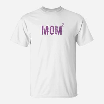 Womens The Mom Squared T-Shirt - Seseable