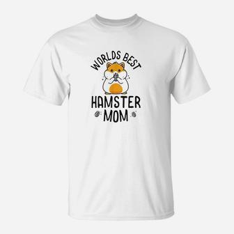World Best Hamster Mom For Girls Women Kids Kawaii T-Shirt - Seseable