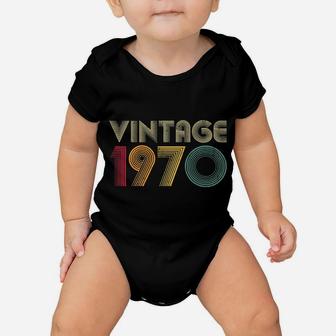 51st Birthday Gift Vintage 1970 Classic Men Women Mom Dad Baby Onesie - Seseable