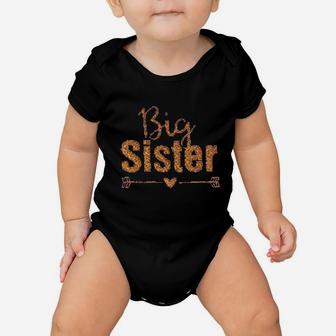 Big Sister Little Sister Family Matching Baby Onesie - Seseable