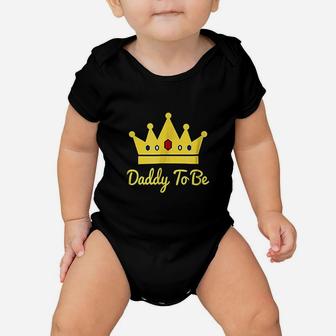 Daddy To Be Little Royal Prince Baby Shower Party Baby Onesie - Seseable