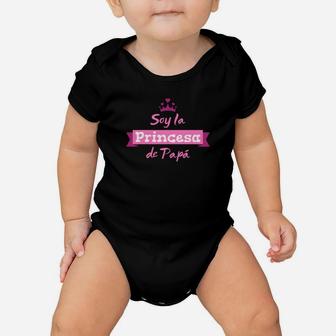Daddys Little Princess Spanish For Kids Baby Onesie - Seseable