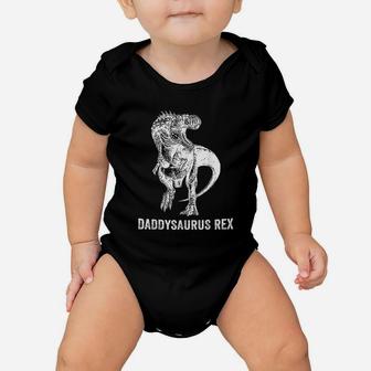 Daddysaurus Rex Dinosaur Baby Onesie - Seseable