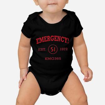 Emergency Athletic Vintage Firefighting Baby Onesie