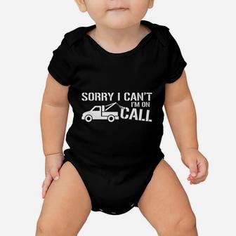 Funny Tow Truck Driver Gift For Truckers And Dads Baby Onesie