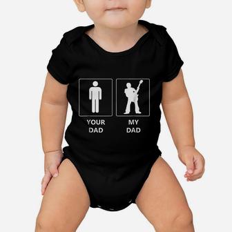 Funny Your Dad Vs My Daddy, best christmas gifts for dad Baby Onesie - Seseable