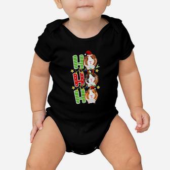 Ho Ho Ho Xmas Gift Christmas Guinea Baby Onesie