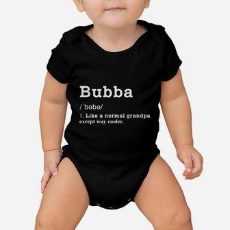 Mens Grandpa Bubba Funny Definition T Shirt Fathers Day Gifts Baby Onesie - Seseable