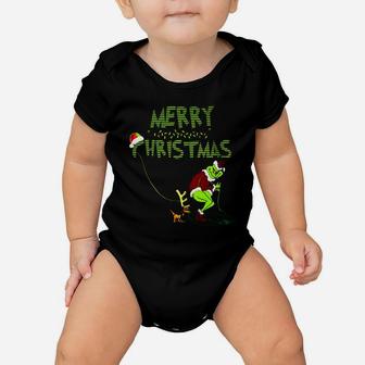 Merry Christmas Grinch Baby Onesie - Seseable