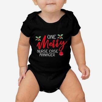 Nurse Case Manager Christmas Day Merry Gift Baby Onesie - Seseable