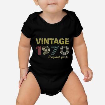 Vintage 1970 Original Parts Funny 51st Birthday Baby Onesie - Seseable