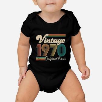 Vintage 1970 Original Parts Gift Baby Onesie - Seseable