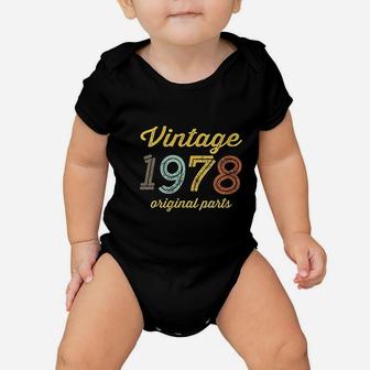 Vintage 1978 Original Parts Birthday Baby Onesie - Seseable