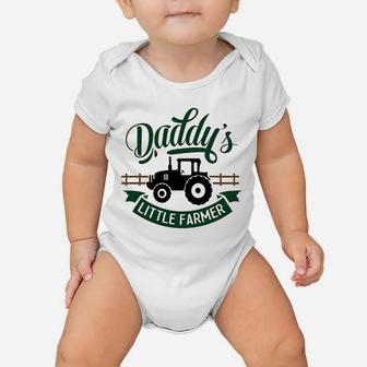 Daddys Little Farmer, dad birthday gifts Baby Onesie - Seseable