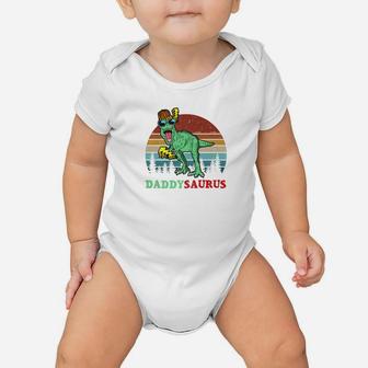 Daddysaurus Mens Fathers Day Gifts Shirt Daddy Trex Premium Baby Onesie