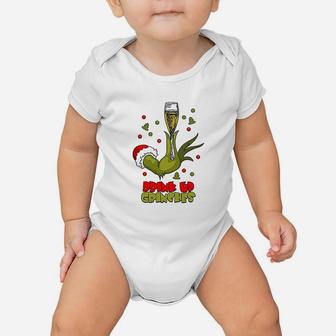 Drink Up Grinches Funny Christmas Drinking Baby Onesie - Seseable