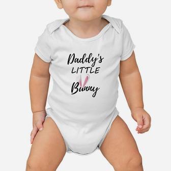 Happy Easter Gift Daddys Little Bunny Baby Onesie - Seseable