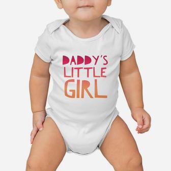 Kids Daddys Little Girl Yellow Youth Kid Baby Onesie - Seseable