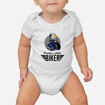 Kids Motorbike Boys Girls Daddys Little Biker Baby Onesie - Seseable