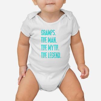 Mens Gramps The Man The Myth The Legend Funny Dad Quote Act026e Premium Baby Onesie