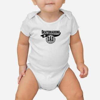 Mens Skateboarding Dad Fathers Day Gift Father Sport Men Baby Onesie