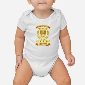 My Daddy Is A Better Navy Than Your Daddy Baby Onesie - Seseable