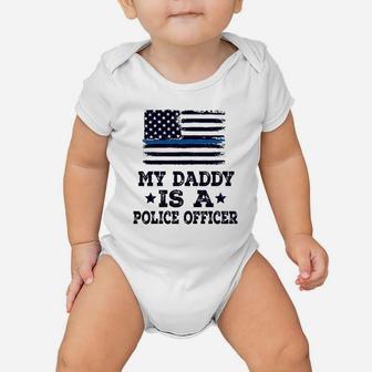 My Daddy Is A Police Officer, best christmas gifts for dad Baby Onesie - Seseable