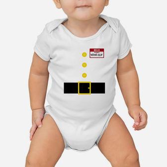 My Name Is Papa Elf Matching Family Christmas Baby Onesie - Seseable