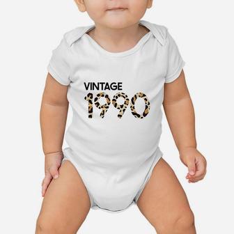 Vintage Leopard Baby Onesie