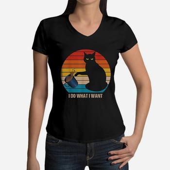 Vintage Cat Do What Cat Want - Cat Lover Mom T Shirt Vintage Cat Do What Cat Want - Cat Lover Mom T Shirt
