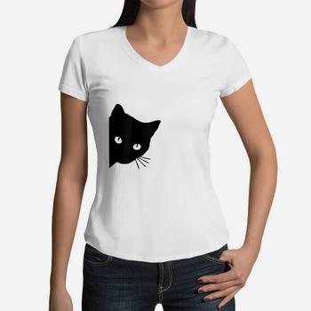 Womens Cat Lover Ladies Spy Cat T-Shirt, Cat Mom Womens Cat Lover Ladies Spy Cat T-Shirt, Cat Mom