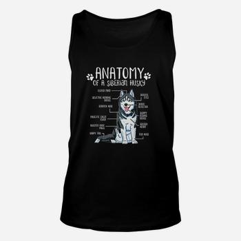 Anatomy Of A Siberian Husky Dogs T Shirt Funny Gift Anatomy Of A Siberian Husky Dogs T Shirt Funny Gift