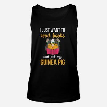 I Just Want To Read Books And Pet My Guinea Pig Shirt