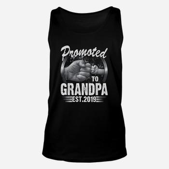 Promoted To Grandpa Est 2019 Shirt First Time New Father Day