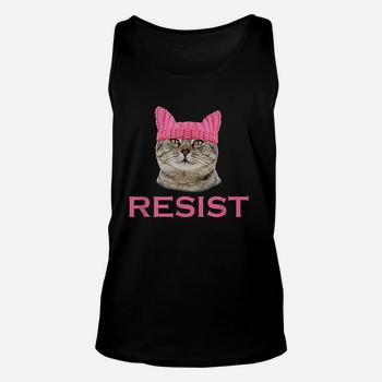 Resist Persist Protest Cat Hat T-Shirt
