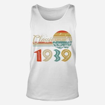 Vintage 80th Birthday Gift Shirt For Men Women Classic 1939