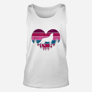 Wolf Girl Valentines Day Vintage T-Shirt Cute Loves Wolves Wolf Girl Valentines Day Vintage T-Shirt Cute Loves Wolves