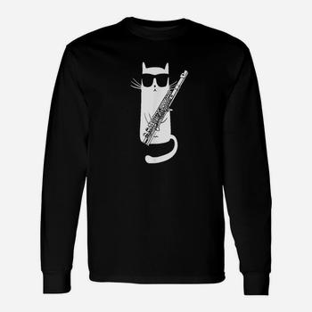 Funny Cat Wearing Sunglasses Playing Flute T-Shirt Funny Cat Wearing Sunglasses Playing Flute T-Shirt