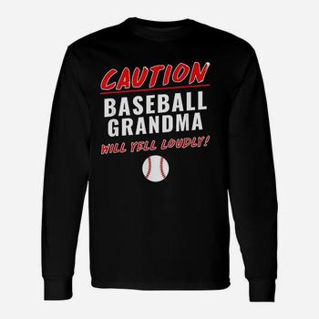 Baseball Grandma Caution Will Yell Loudly Funny T-Shirt Baseball Grandma Caution Will Yell Loudly Funny T-Shirt