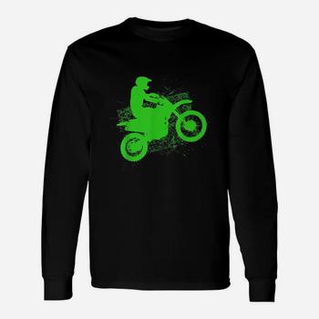 Dirt Bike Rider Tire Tracks Neon Green Youth T Shirt Dirt Bike Rider Tire Tracks Neon Green Youth T Shirt