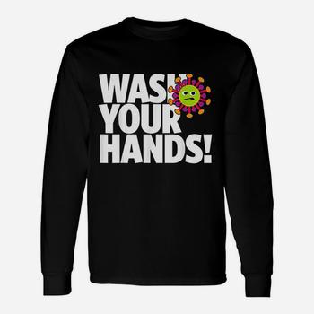 Fun Cartoon Instruction Health Advice Wash Your Hands T-Shirt Fun Cartoon Instruction Health Advice Wash Your Hands T-Shirt