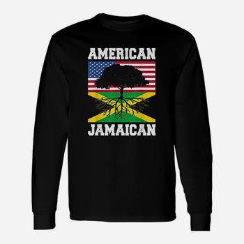 Jamaica Usa Flag Jamaican Roots American Born America Jamaica Usa Flag Jamaican Roots American Born America