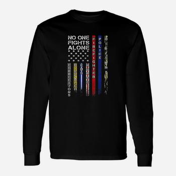 No One Fights Alone Proud Job Tshirt No One Fights Alone Proud Job Tshirt